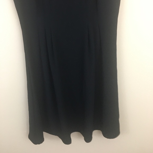 Topshop Dress Womens Size 6 Black  Fit and Flare Sleevel… - Picture 4 of 11